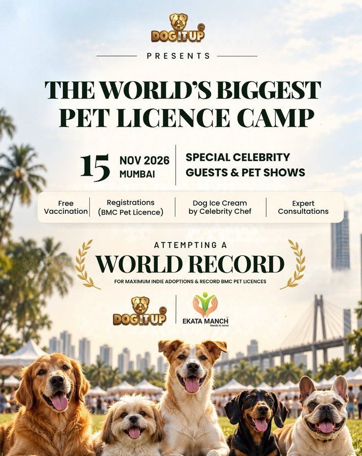 Mumbai Dog Fest 2026 event creative