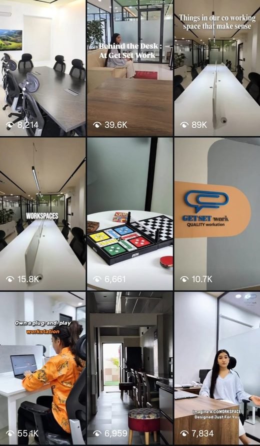 Instagram feed we created for Get Set Work