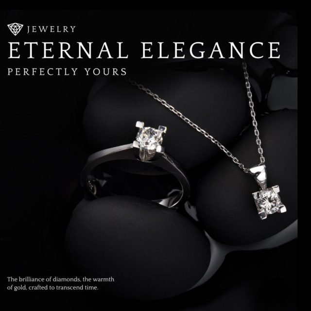 Eternal elegance post design by Desi Growth Media